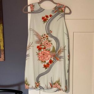 Floral print summer dress